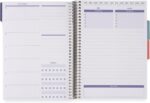 Erin Condren A5 Spiral Work Life Balance Journal | Features Pages of Thick, Bleed Resistant 80 lb. Paper to Boost Productivity - Image 6