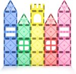 Soyee Magnetic Tiles Toddler Toys Magnetic Building Blocks for Kids Ages 3-12 STEM Educational Toys for Girls & Boys Sensory Play for Preschool Learning Birthday Toddler Xmas Gifts - Image 9