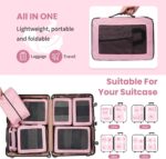 8 Set/6 Set/4 Set Compression Packing Cubes for Travel, Lightweight Vacation Travel Essentials, Travel Accessories for Suitcase Organizer Bags Set, Durable Luggage Organizer - Image 8