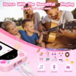 Kids Smart Phone with Dual Camera, Game & Music Player, Toddler Learning Play Toy Cell Phone, Gifts for Girls, Christmas, Birthday, Age 3-10, Light Pink - Image 6