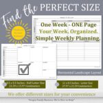 Weekly To Do List Notepad, 60 Page Task Planning Pad w/Daily Checklist, Priority Todo Checkbox & Notes. Desk Notebook to Organize Office 11 X 8.5 - Image 3