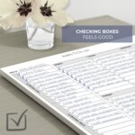 Weekly To Do List Notepad, 60 Page Task Planning Pad w/Daily Checklist, Priority Todo Checkbox & Notes. Desk Notebook to Organize Office 11 X 8.5 - Image 7