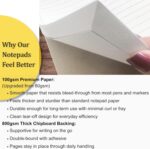 Weekly To Do List Notepad, 60 Page Task Planning Pad w/Daily Checklist, Priority Todo Checkbox & Notes. Desk Notebook to Organize Office 11 X 8.5 - Image 8