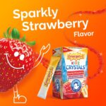 Emergen-C Kidz Crystals, On-the-Go Emergen-C Immune Support Supplement with Vitamin C, B Vitamins, Zinc and Manganese, Sparkly Strawberry, Stocking Stuffer - 56 Stick Packs - Image 6