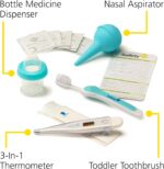Safety 1st Deluxe Baby Healthcare and Grooming Kit, Arctic Blue, Newborn Baby Essentials, One Size, 25 Pieces - Image 6