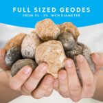 National Geographic Break Open 10 Premium Geodes – Includes Goggles & 2 Display Stands - Great STEM Science Kit, Geology Gift for Kids, Break Your Own Geodes with Crystals - Image 6