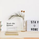 Work Life Balance Definition Decor Sign, Inspirational Gifts for Women Friends Acrylic Plaque - Image 5