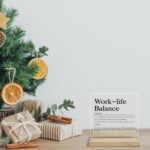 Work Life Balance Definition Decor Sign, Inspirational Gifts for Women Friends Acrylic Plaque - Image 6