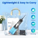 Water Flosser Dental Pick for Teeth, Portable Oral Irrigator Teeth Cleaner with High Water Pressure 5 Jet Tips, IPX7 Rechargeable Travel Water Flossing for Brace Orthodontic Gum Care - Image 8