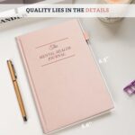 Mental Health Journal for Women and Men - Anxiety & Guided Journal with Mood & Habit Tracker - Take 5 Minuets Everyday - 91 Days Self Care Journal with Prompts, Pink - Image 3