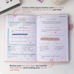 Mental Health Journal for Women and Men - Anxiety & Guided Journal with Mood & Habit Tracker - Take 5 Minuets Everyday - 91 Days Self Care Journal with Prompts, Pink - Image 4