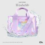 Case-Mate Soap Bubble Small Beach Tote - Iridescent Beach Bag with Crossbody Strap for Women - Waterproof, Tip-Proof, Foldable & Washable - Tote Bag for Pool, Travel and Vacation - Image 7