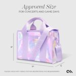 Case-Mate Soap Bubble Small Beach Tote - Iridescent Beach Bag with Crossbody Strap for Women - Waterproof, Tip-Proof, Foldable & Washable - Tote Bag for Pool, Travel and Vacation - Image 8