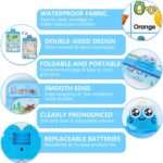 Electronic Interactive Double-Sided Alphabet Wall Chart, Talking ABC & 123 & Music & Learning Poster, Educational Toddlers Toys for Ages 3-4 Kids Gift, Best for Preschool Boys & Girls(Blue) - Image 6