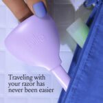 Billie 5-Blade Women’s Razor Travel Case - Take Your Razor To-Go - Magnetic Top - Easy Storage - Portable & Convenient - DreamPop - Image 3