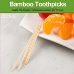 Bamboo Toothpicks – 2000 Count, Individually Wrapped, Dual-Pointed Tips, 2.55 Inch, Disposable & Sanitary, Ideal for Dental Care, Food Picking, Home, Restaurant, and Travel - Image 6