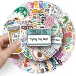 100Pcs Mental Health Stickers Mental Health Matters Awareness Vinyl Laptops Decals Kids Teens Adults Gifts Therapist Water Bottles Bumper Helmet Book Decorative Doctor Reward Stickers - Image 4