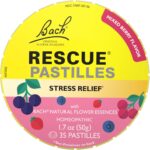 RESCUE Bach PASTILLES, Mixed Berry Flavor, Stress Relief Lozenges, Homeopathic, Flower Essences, 35 Count - Image 3