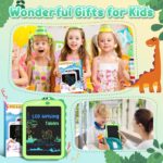 Stocking Stuffers for Kids LCD Writing Tablet for Kids Toys 8.5" Toddler Toys Learning Drawing Board Dinosaur Toys for 3 4 5 6 7 Year Old Boys Girls Birthday Gifts Idea Light Doodle Pad - Image 3