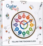 Kids Learning Wall Clock - Silent Non-Ticking Analog 10 Inch Teaching Clock for Classrooms & Bedrooms - Makes Telling Time Easy for Kids - Image 6