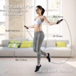 Jump Rope Workout Fitness Exercise Equipment Home Gym, Men Women and kids, Health,From Only U, (Multiple Colors) - Image 6