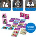 Wonder Forge Disney Princess Matching Game - Fun Memory Game for Kids Ages 3 and Up - Toddler Learning Toy Featuring Belle, Ariel, and Elsa and more Disney Princesses - Packaging May Vary - Image 3