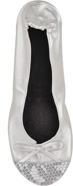 Women's Foldable Flats – Portable Ballet Slippers Shoes for Travel, Wedding – Fits in Purse - Image 5