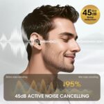 Noise Cancelling Ear Plugs for Sleeping, Reusable Silicone Ear Plugs for Noise Reduction, Soft Hearing Protection with 8 Ear Tips for Concerts, Work, Shooting, and Travel(Black) - Image 3