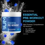 RAW Nutrition - Essential Pre - Chris Bumstead Pre Workout Formula, Sports Nutrition Pre-Workout Powders | Men & Womens Drink, Energy Powder for Working Out (Blue Raspberry) - Image 4