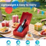 Water Flossers for Teeth, Portable Oral Irrigator Rechargeable Water Dental Flosser Pick with High Pressure 5 Jet Tips, IPX7 Travel Water Flossing for Brace Teeth Cleaner Gum Care - Image 5