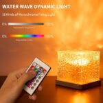 Ocean Wave Projector Light, 16-Color Luminorthe Cube Lamp & App Remote, 3D Holographic Water Ripple Romantic Ambient Lighting for Child's Room, Meditation Relaxation, Night Light - Image 3