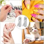 2 Pack Metal Nail File with Leather Case, Stainless Steel Double Sided Fingernail Files with Round Tip 3.6" Finger Nail Files for Natural & Acrylic Nails Travel(Black) - Image 9