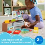 Fisher-Price Toddler Learning Toy Laugh & Learn Count & Shop Cash Register Play Store with 20 Pieces for Pretend Play Kids Ages 2+ Years - Image 3