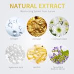 24K Gold Under Eye Patches - 60 Pack for Puffy Eyes, Dark Circles, Bags & Wrinkles with Collagen & Hyaluronic Acid - Eye Care Pads for Daily Skincare (Gold) - Image 5