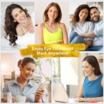 24K Gold Under Eye Patches - 60 Pack for Puffy Eyes, Dark Circles, Bags & Wrinkles with Collagen & Hyaluronic Acid - Eye Care Pads for Daily Skincare (Gold) - Image 8