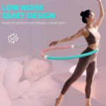 Abdominal Workout Hoop,Designed with Waist Spring,Plus Size Quiet Weighted,Suitable for Adult Pilates Fitness Circle Carried by Family Fitness and Travel. - Image 5