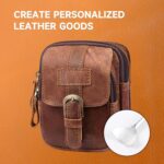 7pcs Arc-Shaped DIY Leather Craft Tools Quarter Circle Punch & Edge Cutter for Strap Belts, Wallets & Bags (10-40mm) 1 - Image 4