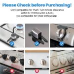 5-Pack Gas Stove Knob Locks for Toddler Safety, Durable Design Knob Safety Covers, Child Proof Oven Knob Locks, Prevent Accidental Touch(Black) - Image 8