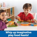 Learning Resources New Sprouts Waffle Time - Breakfast Pretend Play Food Kitchen Toys, Montessori Educational Game, Fine Motor Skills, Gifts for Boys and Girls - Image 3