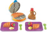 Learning Resources New Sprouts Waffle Time - Breakfast Pretend Play Food Kitchen Toys, Montessori Educational Game, Fine Motor Skills, Gifts for Boys and Girls - Image 5