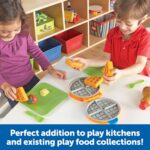 Learning Resources New Sprouts Waffle Time - Breakfast Pretend Play Food Kitchen Toys, Montessori Educational Game, Fine Motor Skills, Gifts for Boys and Girls - Image 6