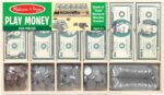 Melissa & Doug Play Money Set - Educational Toy with Paper Bills and Plastic Coins (50 of Each Denomination) and Wooden Cash Drawer for Storage - Image 4