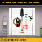 ELEAD 4-Piece Flat Pegboard Hooks, Peg Board Organizer Accessories for Hanging, Fit 1/4" Pegboard, Peg Board Tool Hangers for Garage Kitchen Workbench - Image 8