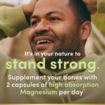 Nature’s Bounty High Absorption Magnesium Glycinate 240 mg for Supporting Muscle Relaxation and Bone, Heart & Nerve Health – Non-GMO, Gluten-Free, Vegetarian, 120 Count/60 Servings - Image 5