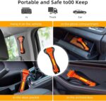 Safety Hammer, 10 Pack Car Emergency Escape Tool Car Window Breaker and Seat Belt Cutter with Light Reflective Tape for Family Car Life Saving Survival Kit - Image 4