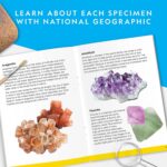 NATIONAL GEOGRAPHIC Mega Gemstone Dig Kit – Dig Up 15 Real Gemstones and Crystals, Science Kit for Kids, Gem Digging Kit, Gift for Girls and Boys, Mining Kit, Rock Collection - Image 6
