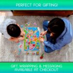 Montessori Mama USA Map Wooden Puzzle, Puzzles for Kids Ages 4-6 Educational Toys for 4 Year Old Kids Puzzles Ages 5-8 Landmarks, Animals, Capitols and States - Image 6