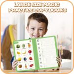 Magic Practice Copybook, Reusable Writing Practice Book, for Preschool Kids Age 3-8 ​Calligraphy 9.44in×6.29in(5 Books with Pens) - Image 3