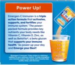 Emergen-C Immune+ Triple Action Immune Support Powder, BetaVia (R), 1000mg Vitamin C, B Vitamins, Vitamin D and Antioxidants, Super Orange, Back to School Essentials – 50 Count - Image 5