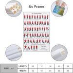 JPOSTHCZ Tai Chi 10 Forms Poster Traditional Chinese Martial Canvas Wall Art Aesthetic Decorative Painting Living Room Gym Or Meditation Studiostyle 12x18inch(30x45cm) - Image 3